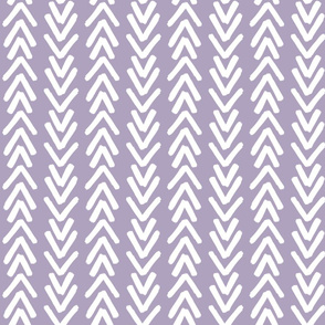 lavender mudcloth arrows
