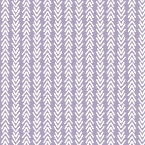 small lavender mudcloth arrows
