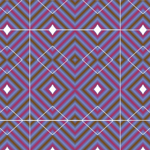Purple Hues Geometric Pattern