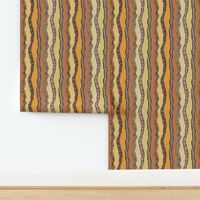 Aboriginal Stripes-small gold