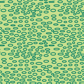 Green bubbles for quilting