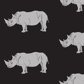 black rhino aka chubby unicorn