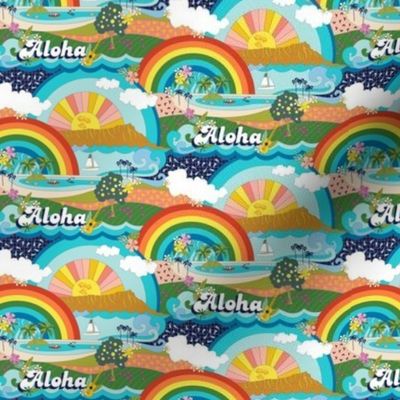 Aloha, Anuenue!* (Hello, Rainbow!) {Mini} || retro hawaiian