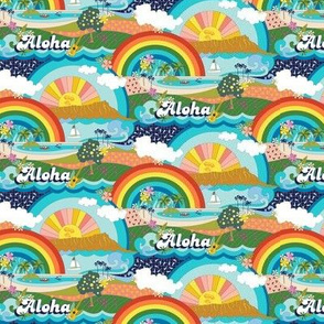 Aloha, Anuenue!* (Hello, Rainbow!) {Mini} || retro hawaiian