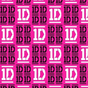 One Direction 1D Print fabric