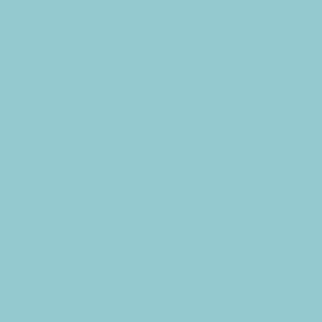 Duck egg blue - solid coordinate for 'Swimming with Plesiosaurs - aqua and lemon'