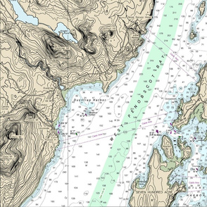 Penobscot Bay Nautical Chart