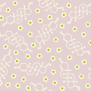 Testosterone (Dusty Pink Floral)