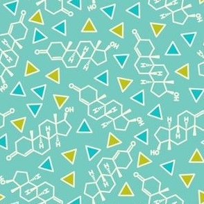 Testosterone (Teal Triangles)