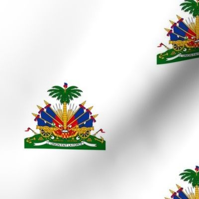 Haitian flag coat of arms