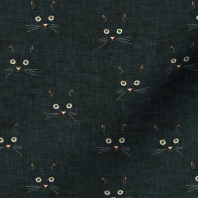 Noir Cat Face (black) SML