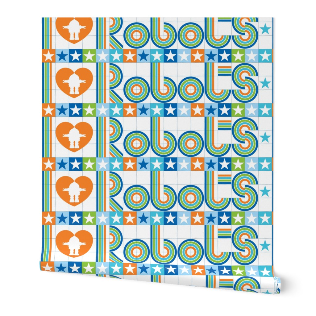 I love robots border