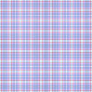 blue plaid pink