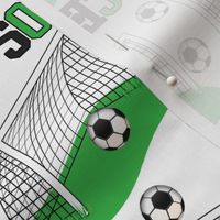 Soccer Nets and Balls Game Pattern