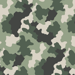 Black Green Camouflage