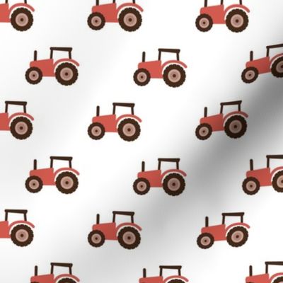 Super cool kids tractor farm truck country side adventures moody red