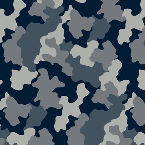 Blue Gray Camouflage