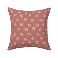 Berry Blossom Toss: Dusty Coral & Cream Floral Toss