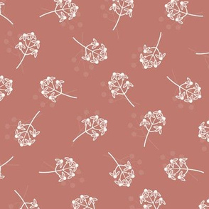 Berry Blossom Toss: Dusty Coral & Cream Floral Toss