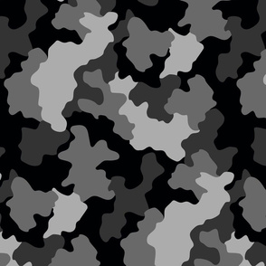 Black Gray Camouflage