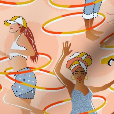 Hula hoop dance / Large scale