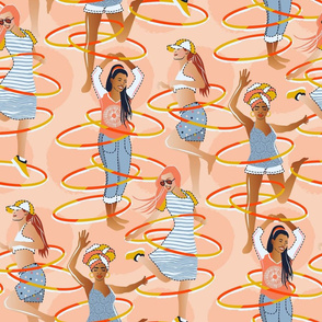 Hula hoop dance / Large scale