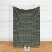 (small scale) vintage moroccan - med dark green - C20BS