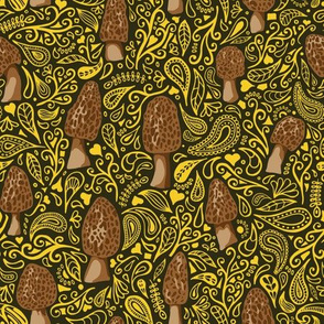 morels and yellow doodles