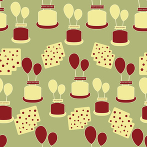 Birthday party repeat pattern