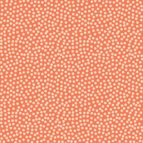 Dots in coral / Hula hoop dance