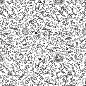 Doodle words