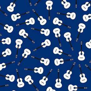 musical snowflakes blue(0a2d6e)(X)