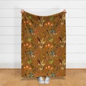 vintage botanical autumn_rust