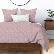 Little snow flake and crystal sparkle abstract winter wonderland design neutral nursery trend mauve pink white