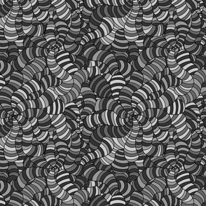 70s grayscale tangle