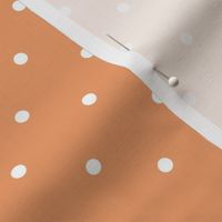 apricot swiss dots