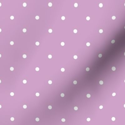 lilac swiss dots