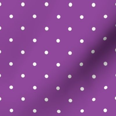 purple swiss dots