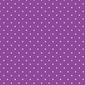 purple swiss dots