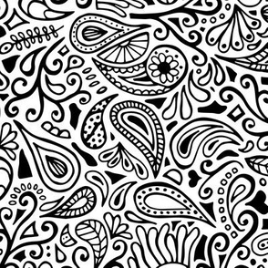 doodle mania - black and white 1