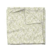 painterly watercolor painted chevron herringbone - chartreuse green 