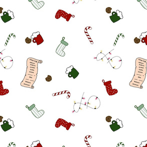 Christmas Accessories Pattern