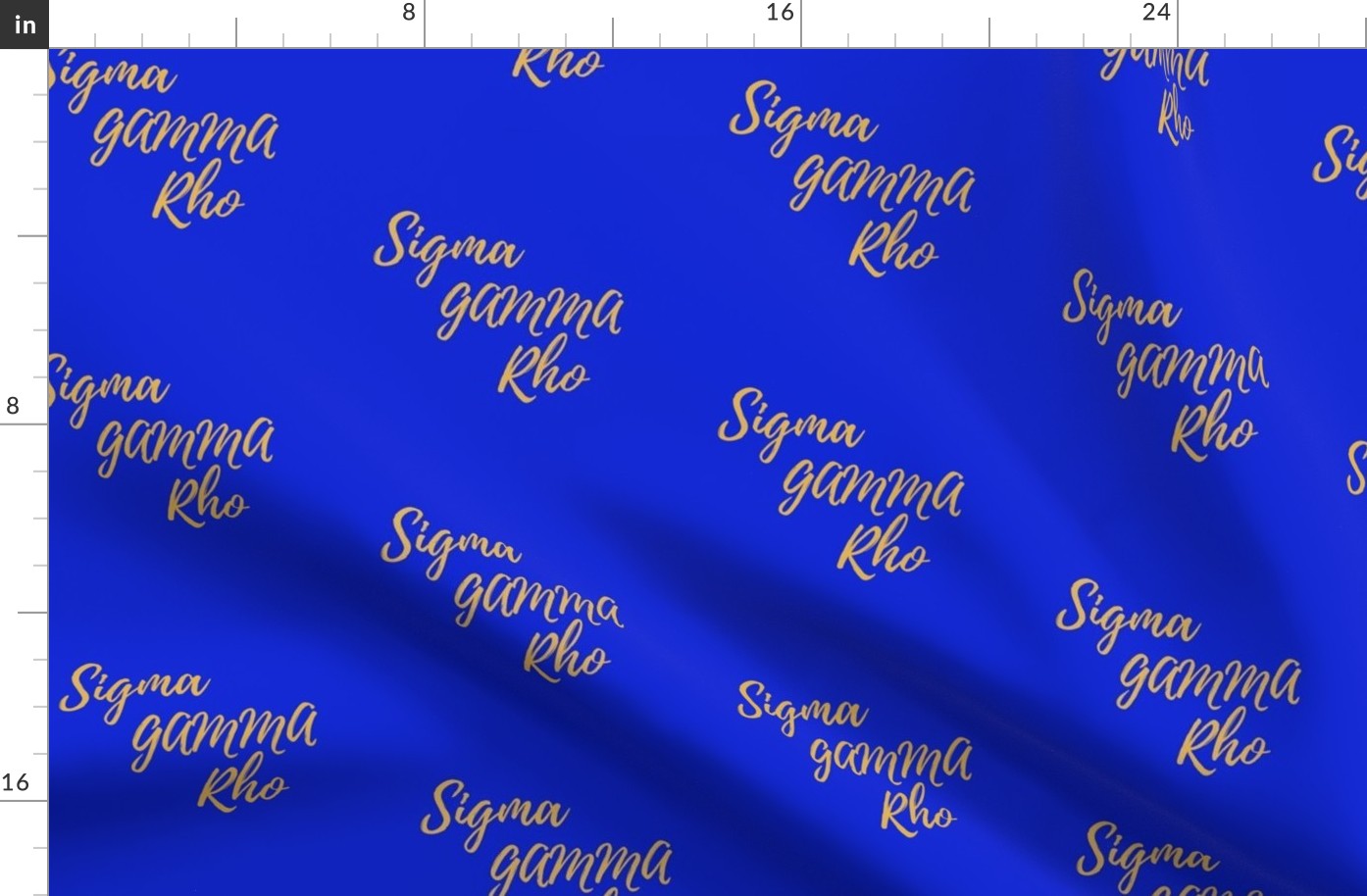 Sigma Gamma Rho fabric