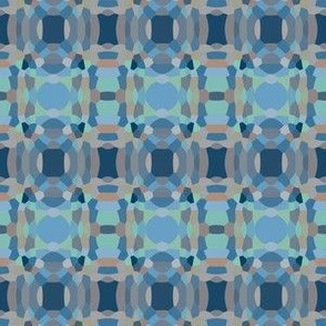 Shades of Blue Mosaic