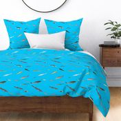  Deep Sea Sharks Scatter on sea blue (lg)