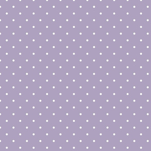 lavender swiss dots