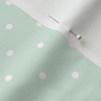 mint swiss dots