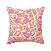 Paisley Jane Pattern - pink orange