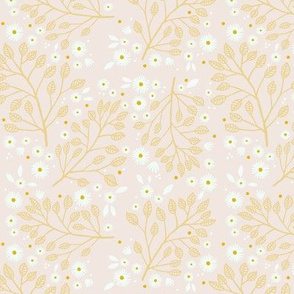 Daisy Garden Taupe 3 // large
