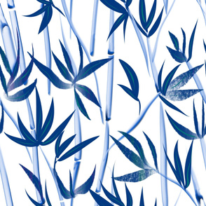 Blue willow bamboo pattern 